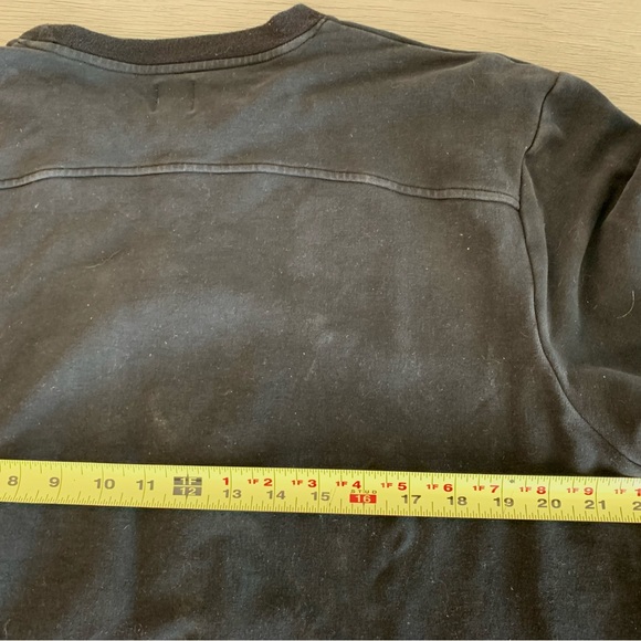 Opening Ceremony XL Black Hand Cube Embossed Sweatshirt Crew Neck OC Charcoal - Picture 9 of 13